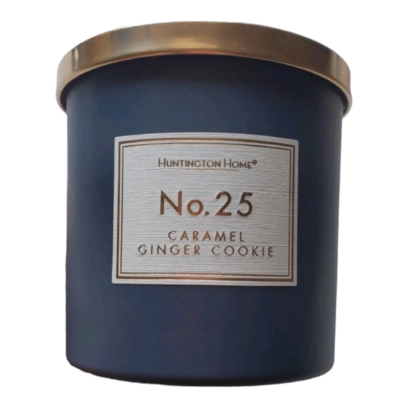 Huntington Home Candle NO.25 Caramel Ginger Cookie 2 wick ALDI 11.6 oz (330g) - Picture 2 of 4